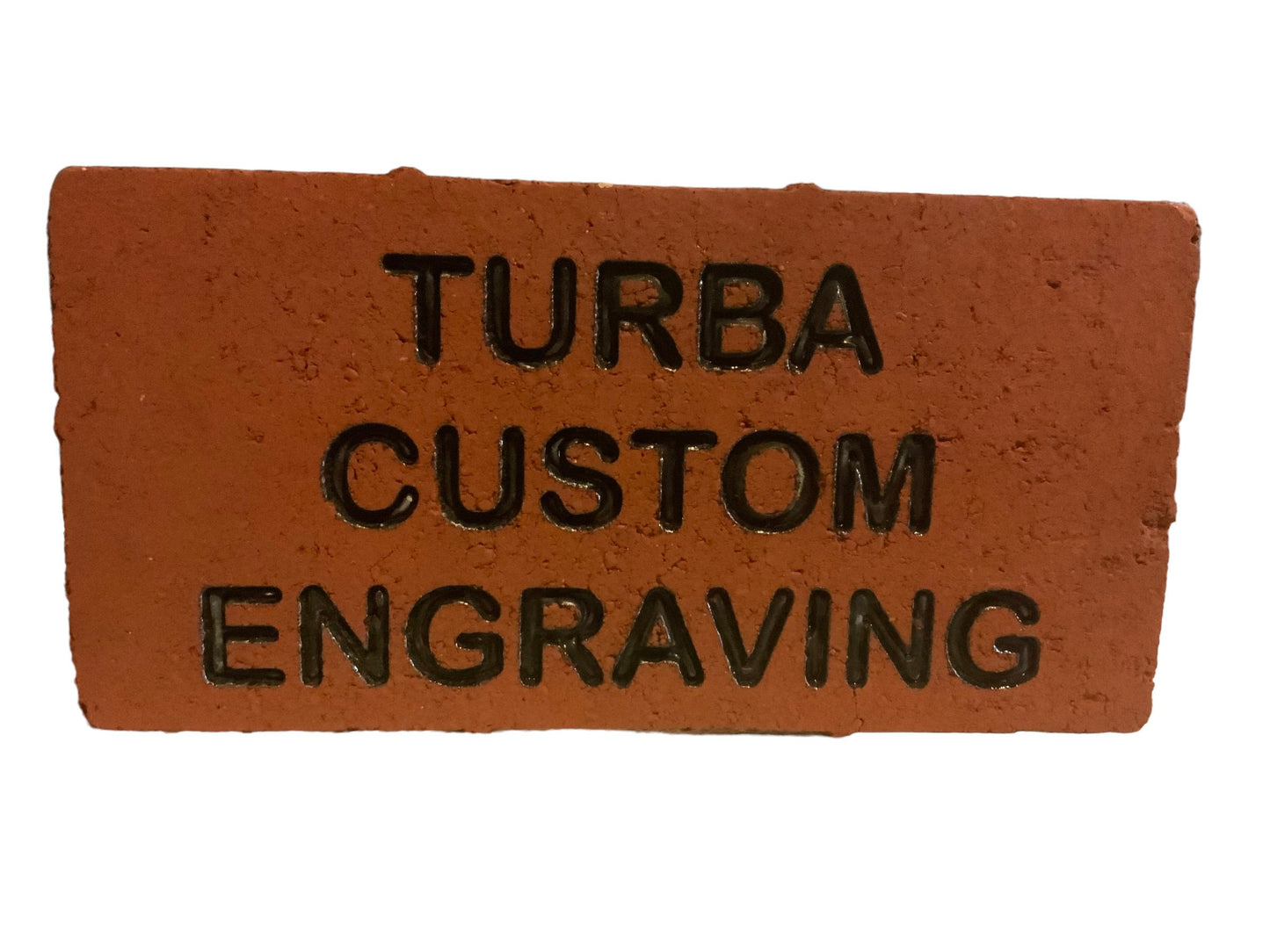 Customizable Laser Engraved Brick Personalized images and text. Pet memorial laser engraved brick