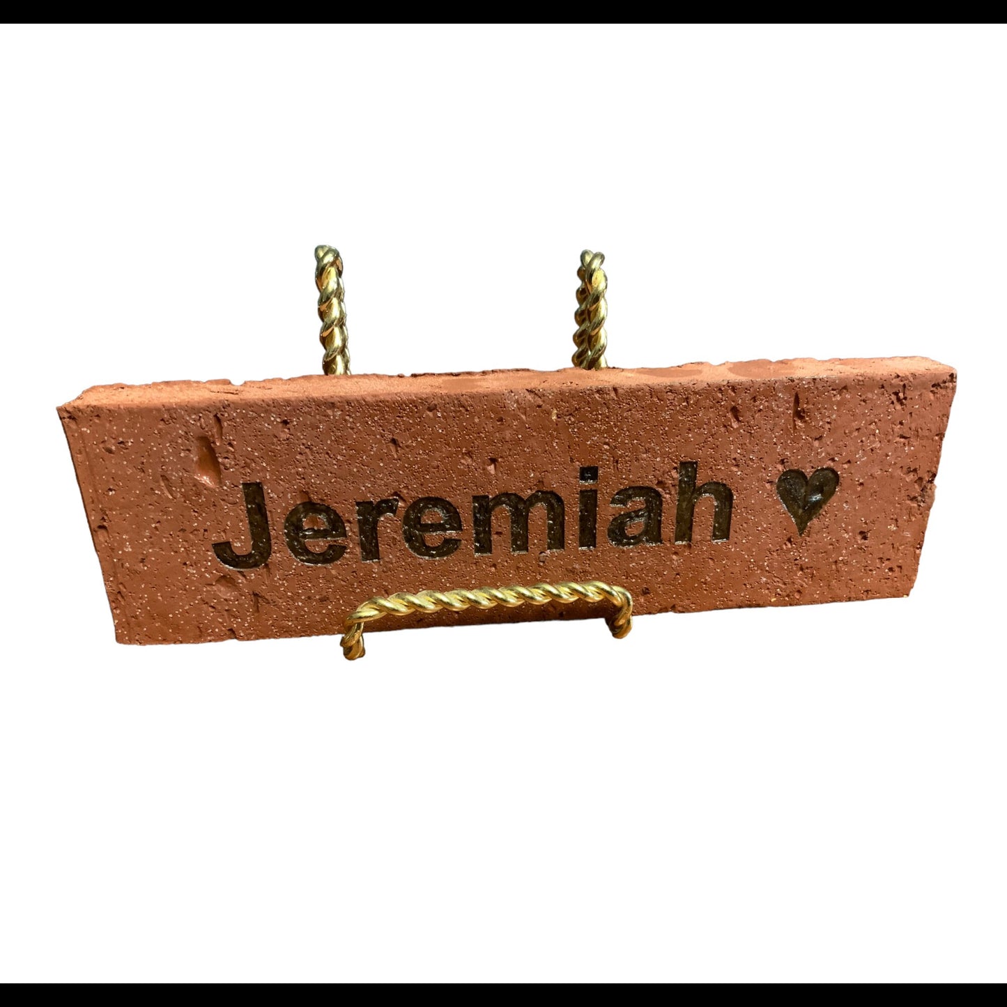 Customizable Laser Engraved Brick Personalized images and text. Pet memorial laser engraved brick