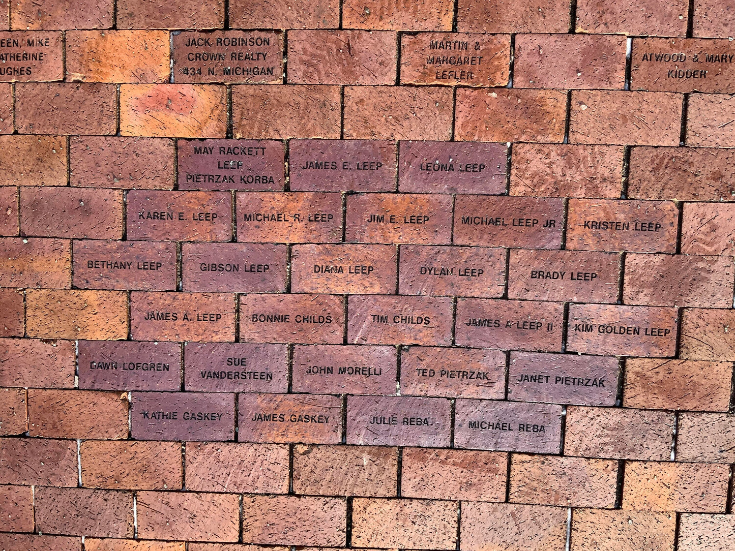 Custom Laser Engraved Brick 2x8, 4x8, or 8x8
